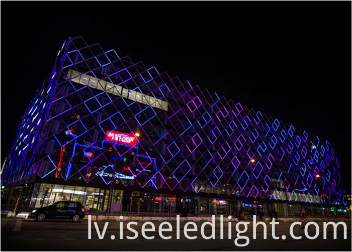 DMX RGB digital tube facade lighting